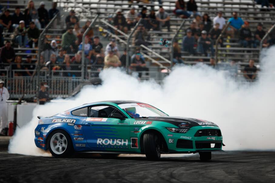 Justin Pawlak made it to the Round of 8 in Formula Drift in Long Beach, California before falling. Justin Pawlak made it to the Round of 8 in Formula Drift in Long Beach, California before falling.
